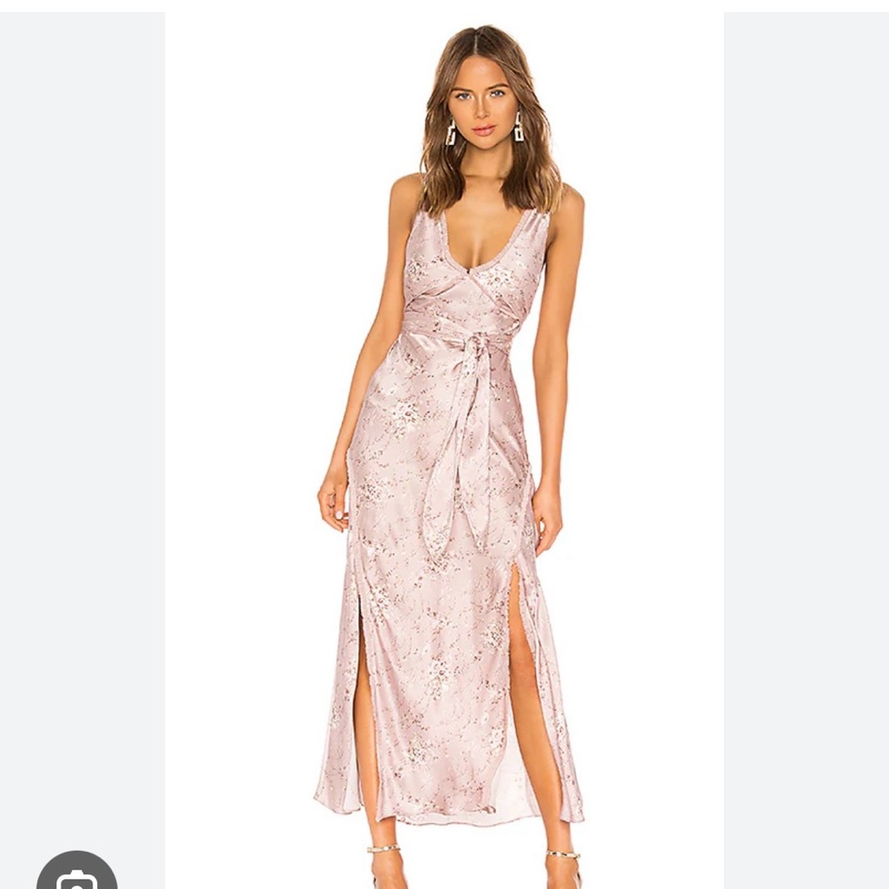 Loveshackfancy “Kendall” Silk Maxi Dress
